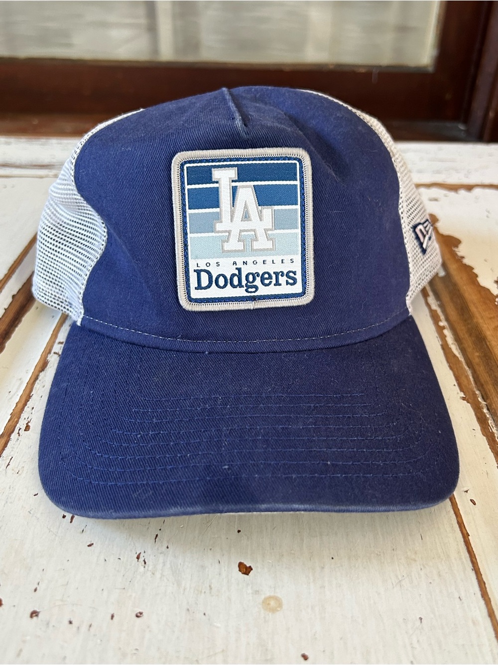 New Era Los Angeles Dodgers Trucker Snap Back Hat